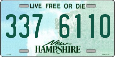 NH license plate 3376110