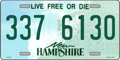 NH license plate 3376130