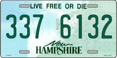 NH license plate 3376132