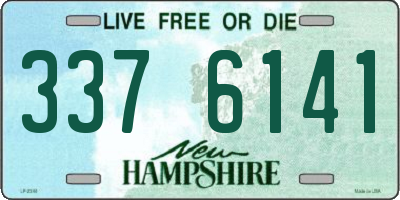 NH license plate 3376141