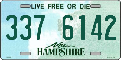 NH license plate 3376142
