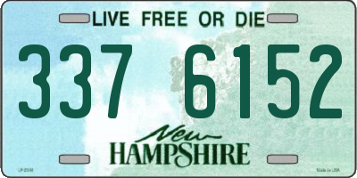 NH license plate 3376152