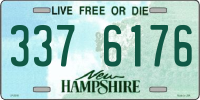 NH license plate 3376176