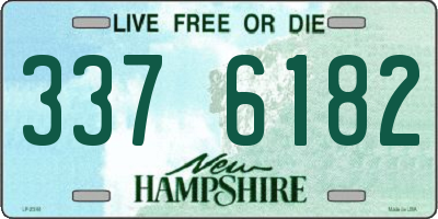 NH license plate 3376182