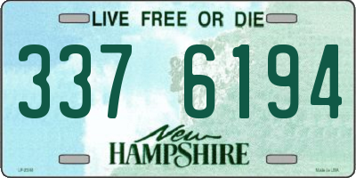 NH license plate 3376194