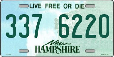 NH license plate 3376220