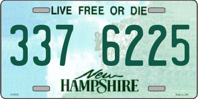 NH license plate 3376225