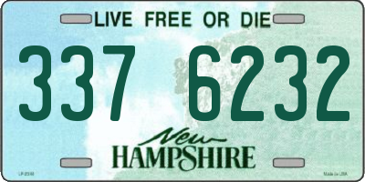 NH license plate 3376232