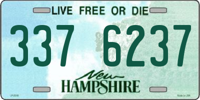 NH license plate 3376237