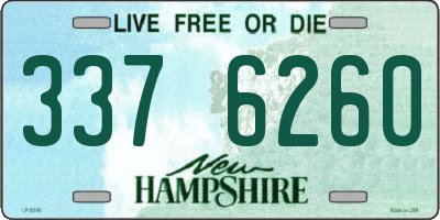 NH license plate 3376260