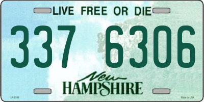 NH license plate 3376306