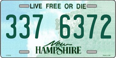 NH license plate 3376372