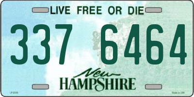 NH license plate 3376464