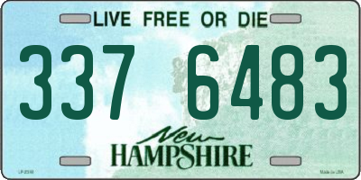 NH license plate 3376483