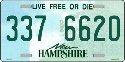 NH license plate 3376620