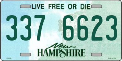 NH license plate 3376623