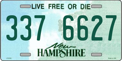NH license plate 3376627