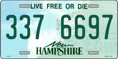 NH license plate 3376697