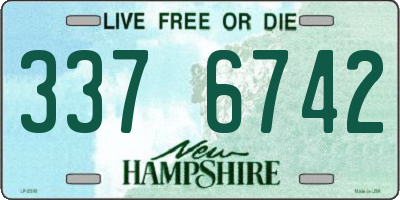 NH license plate 3376742