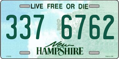 NH license plate 3376762