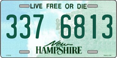 NH license plate 3376813