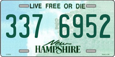NH license plate 3376952