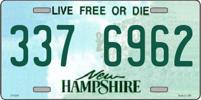 NH license plate 3376962