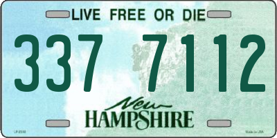 NH license plate 3377112