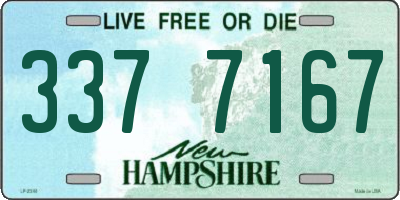 NH license plate 3377167