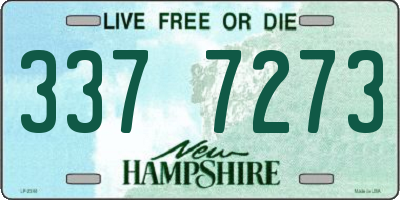 NH license plate 3377273