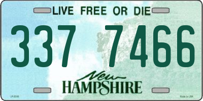 NH license plate 3377466