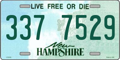 NH license plate 3377529