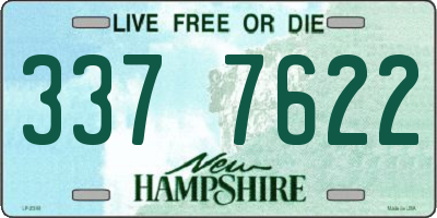 NH license plate 3377622