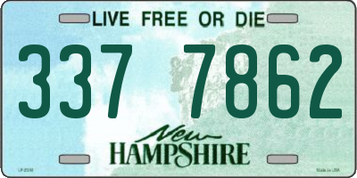 NH license plate 3377862