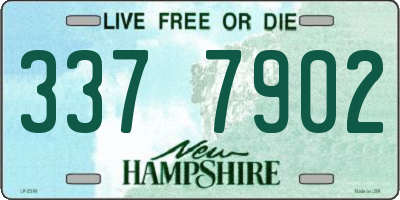 NH license plate 3377902