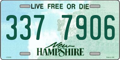NH license plate 3377906
