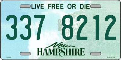 NH license plate 3378212