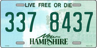 NH license plate 3378437