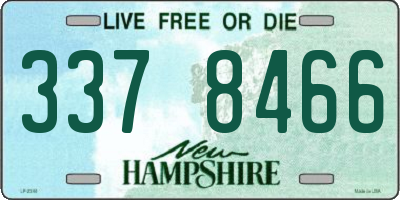 NH license plate 3378466