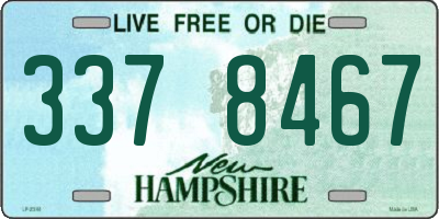 NH license plate 3378467