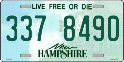 NH license plate 3378490
