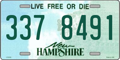 NH license plate 3378491