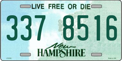 NH license plate 3378516