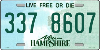 NH license plate 3378607