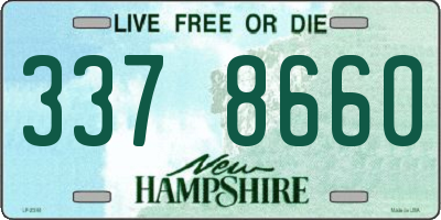 NH license plate 3378660