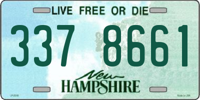 NH license plate 3378661