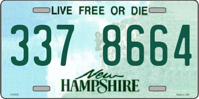 NH license plate 3378664