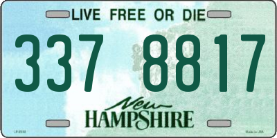 NH license plate 3378817