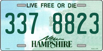 NH license plate 3378823