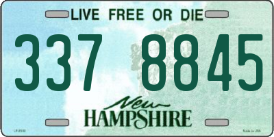 NH license plate 3378845